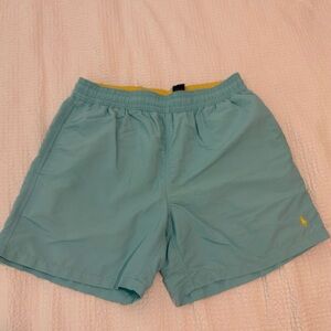 Polo by Ralph Lauren Men's Aqua Swim Trunks